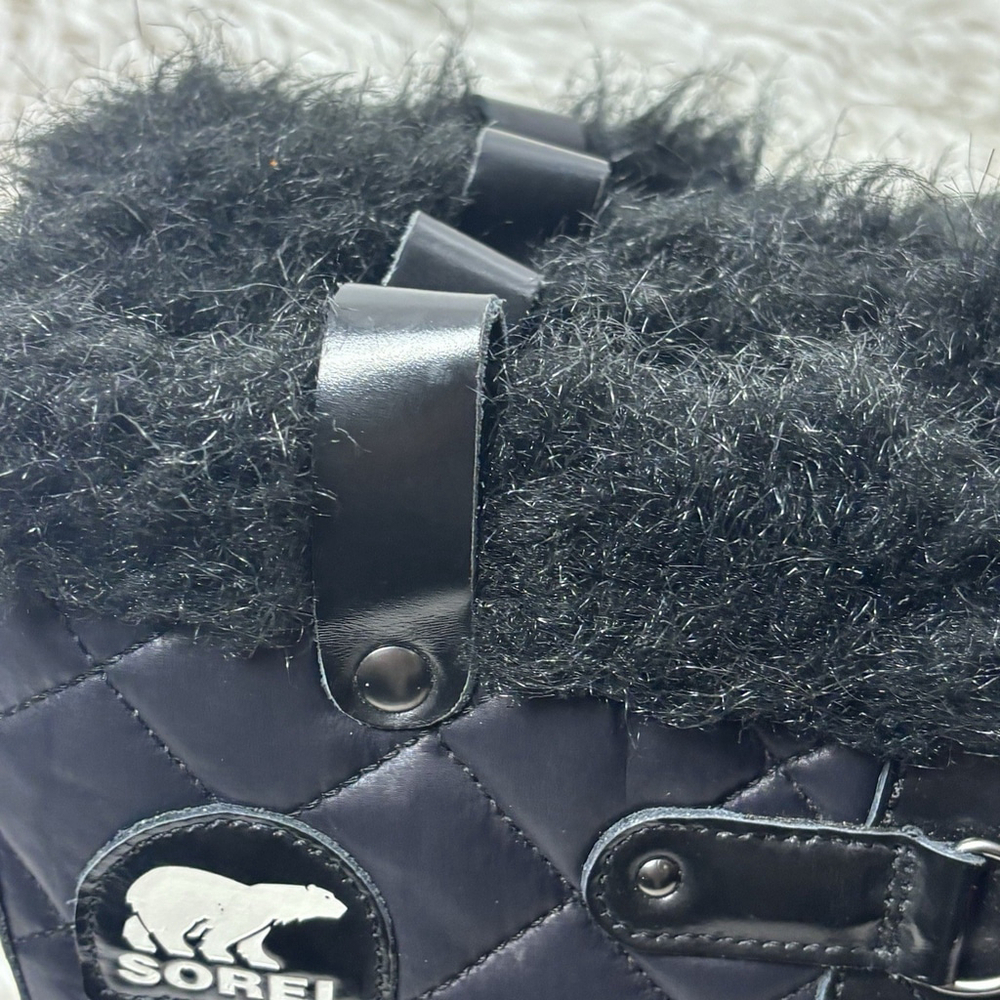 Sorel Joan of Arctic Waterproof Winter Boots Black Sz 9 - Picture 10 of 12